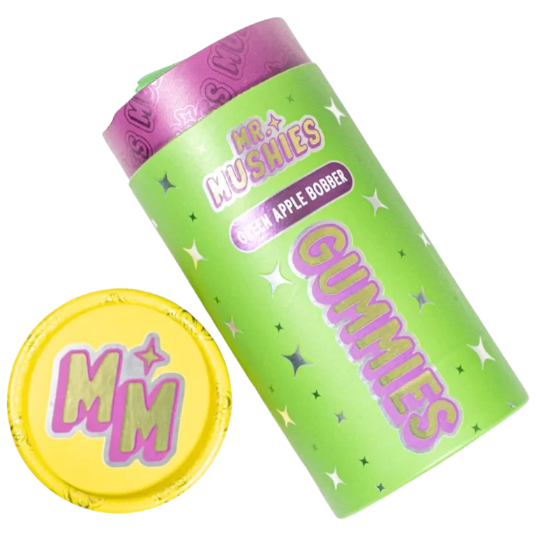 Mr Mushies Green Apple Bobber Gummies